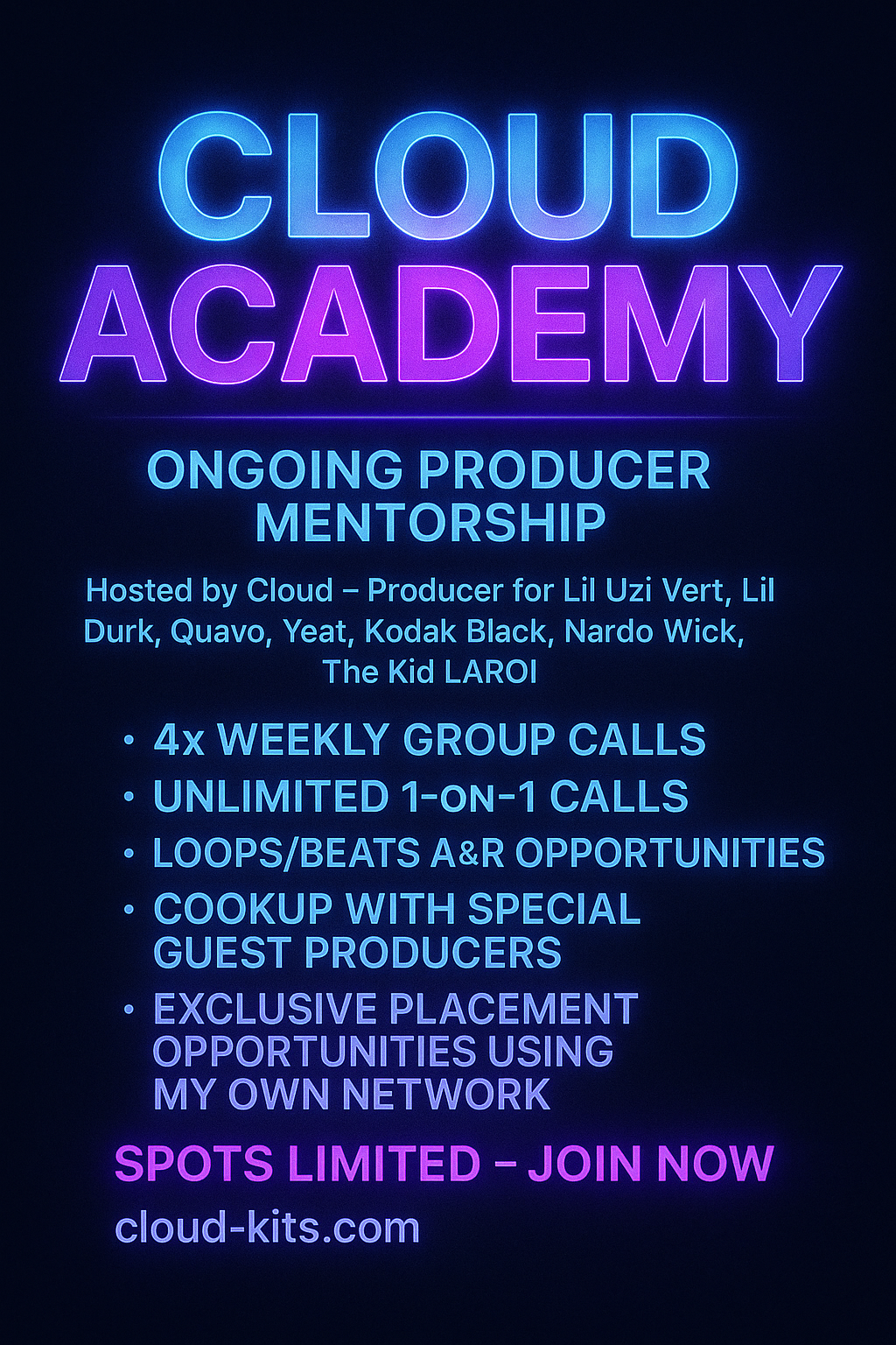 Cloud Academy — Monthly Producer Mentorship & Placement Access